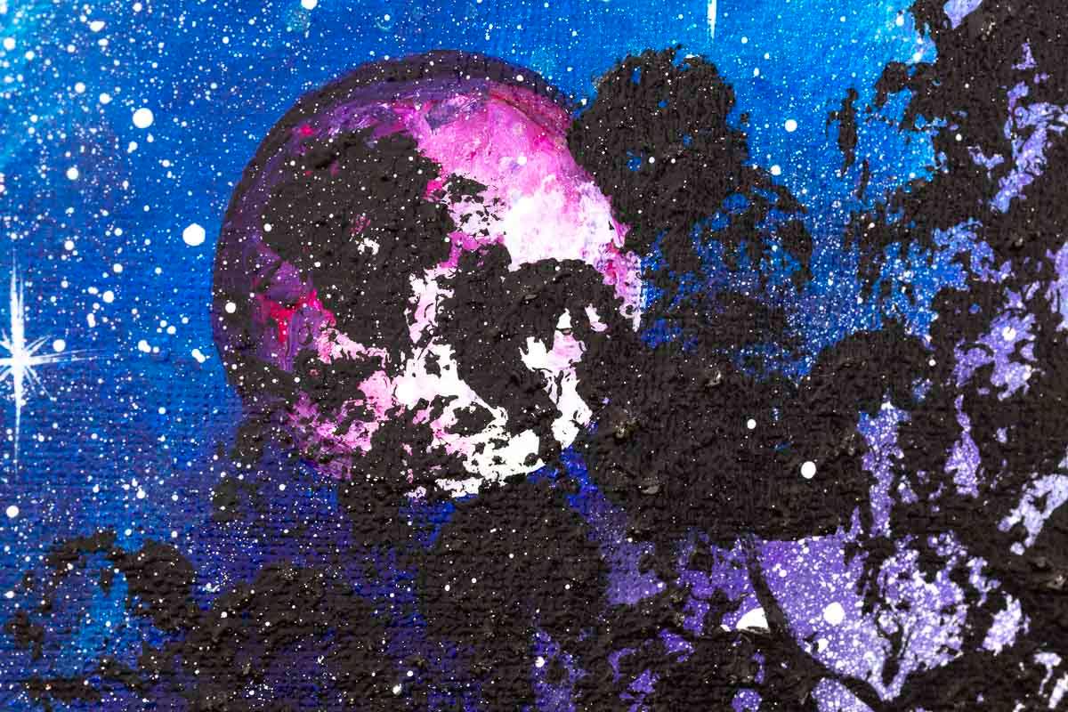 Astronomical Skies - Original - SOLD by artist Becky Smith - Wyecliffe Galleries