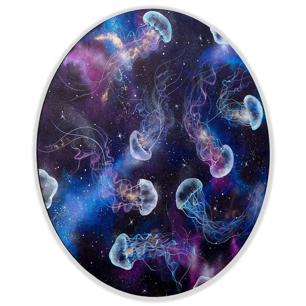 Aurelia Aurita - Original - SOLD by artist Becky Smith - Wyecliffe Galleries