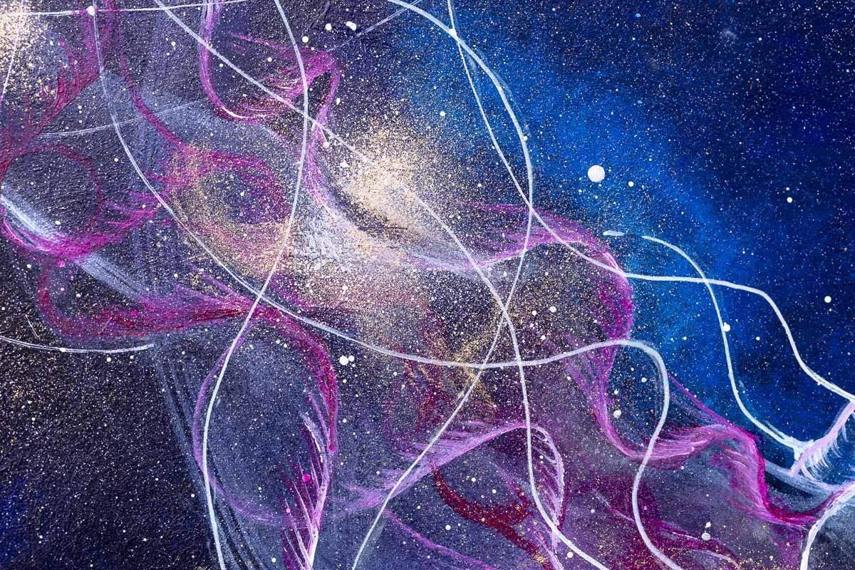 Aurelia Aurita - Original - SOLD by artist Becky Smith - Wyecliffe Galleries