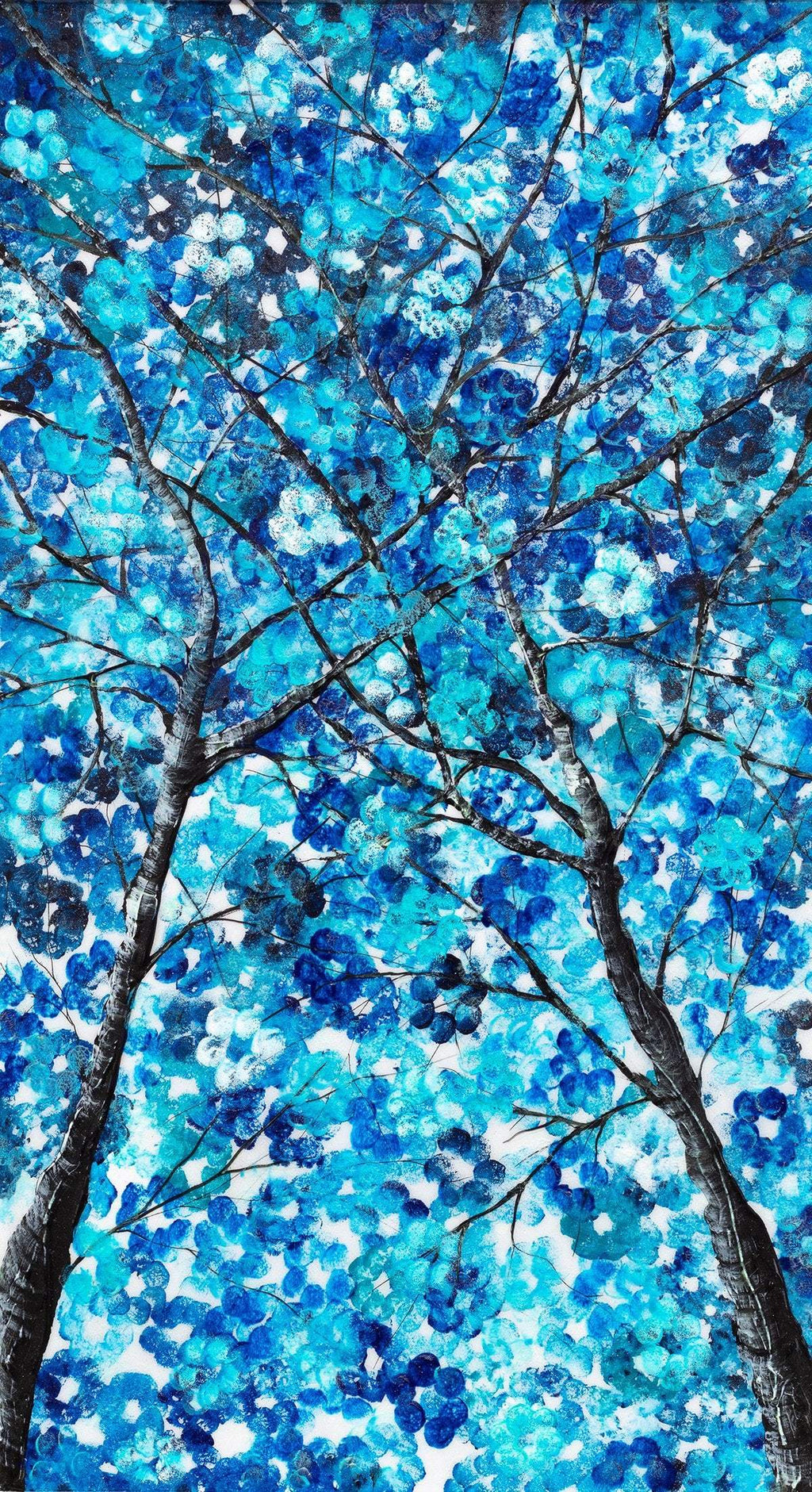 Azure Haze - Original - SOLD by artist Becky Smith - Wyecliffe Galleries