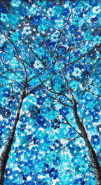 Azure Haze - Original - SOLD by artist Becky Smith - Wyecliffe Galleries