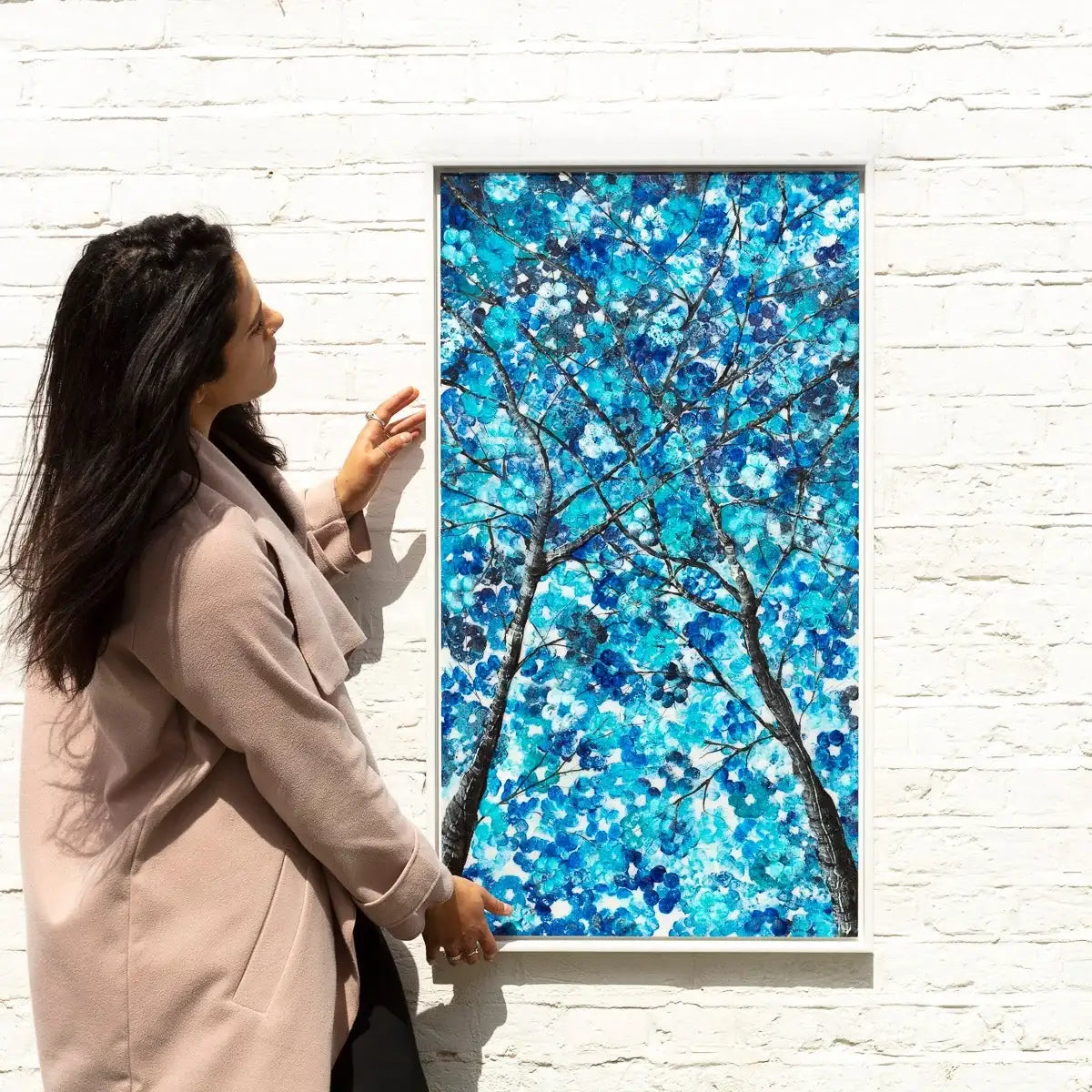 Azure Haze - Original - SOLD by artist Becky Smith - Wyecliffe Galleries