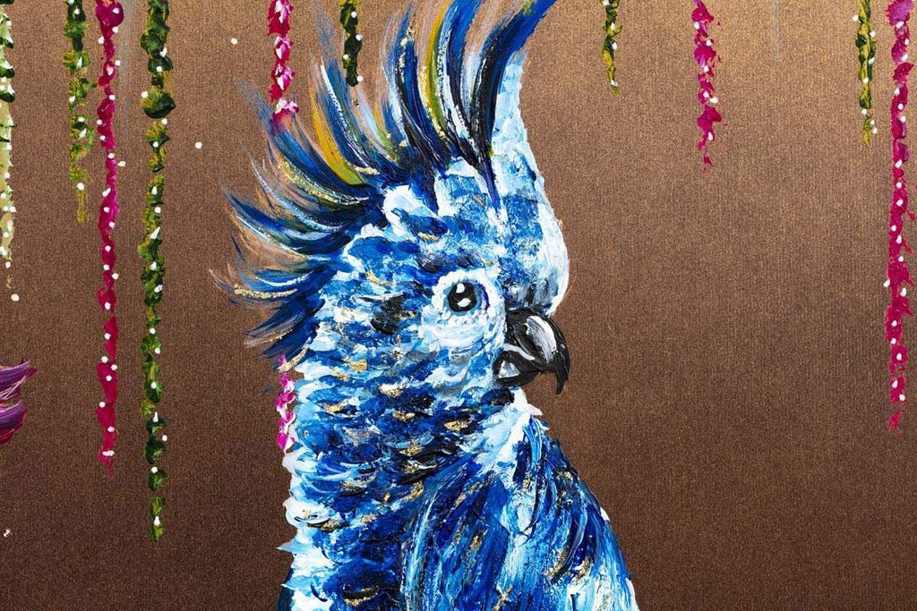 Birds of Paradise - Original - SOLD by artist Becky Smith - Wyecliffe Galleries