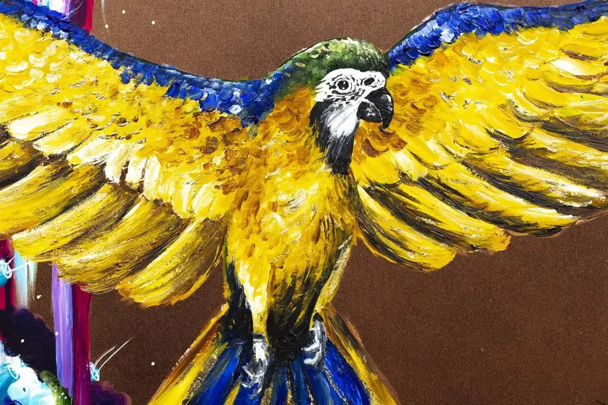 Birds of Paradise - Original - SOLD by artist Becky Smith - Wyecliffe Galleries