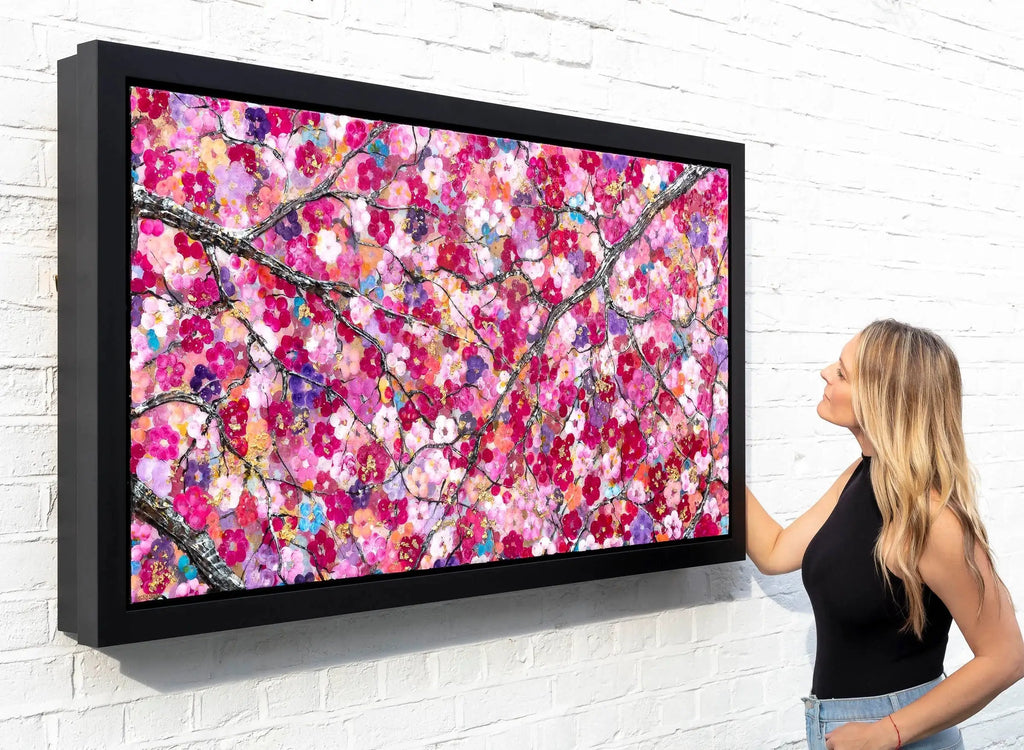 Blossoming Forest - Original - SOLD by artist Becky Smith - Wyecliffe Galleries