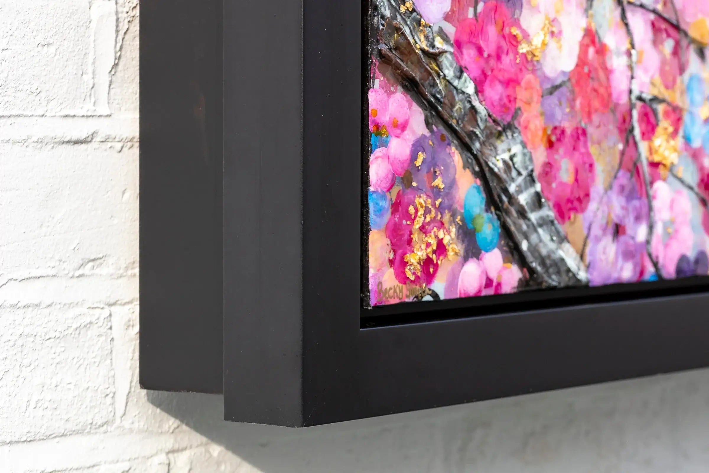 Blossoming Forest - Original - SOLD by artist Becky Smith - Wyecliffe Galleries