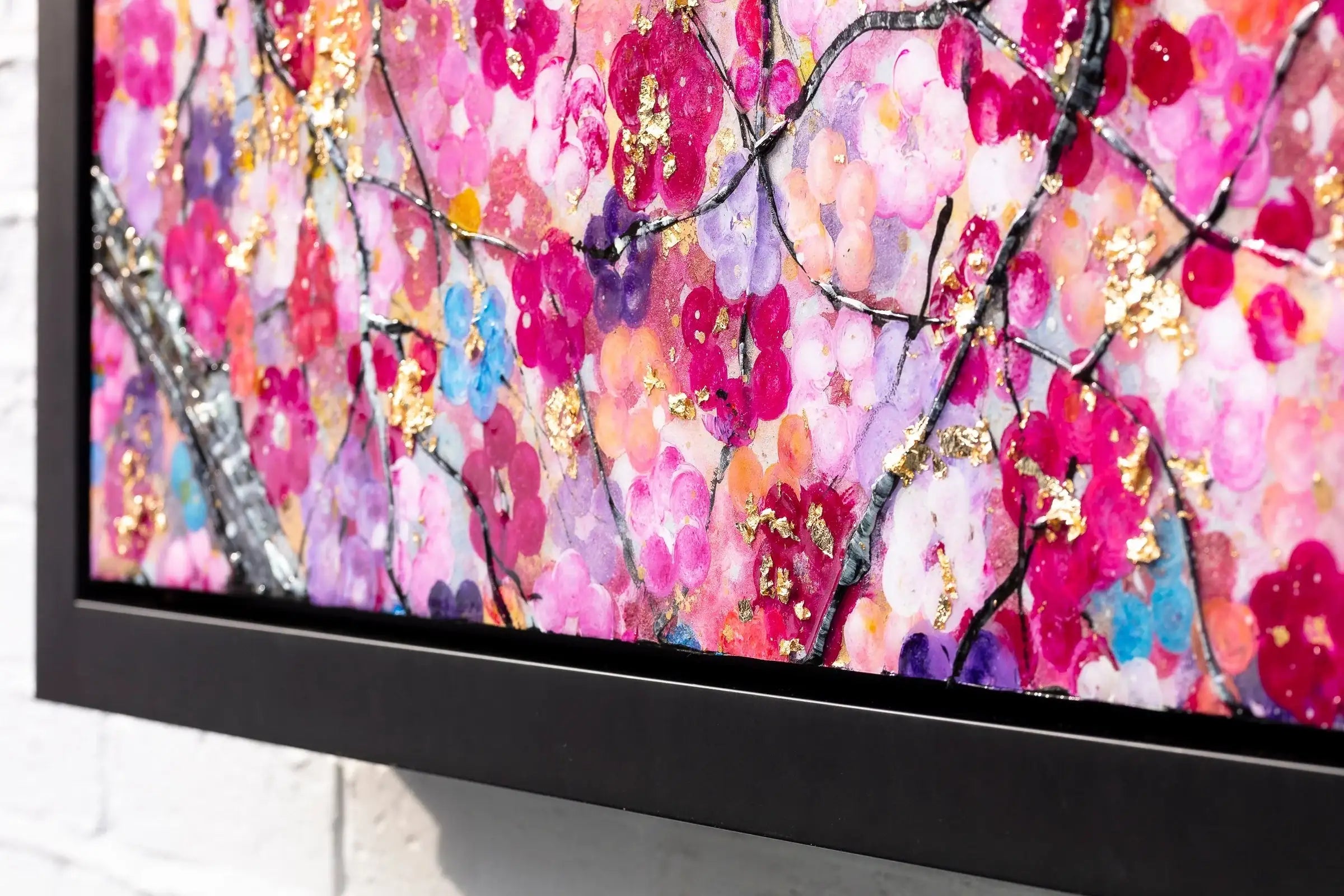 Blossoming Forest - Original - SOLD by artist Becky Smith - Wyecliffe Galleries