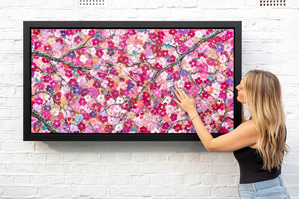 Blossoming Forest - Original - SOLD by artist Becky Smith - Wyecliffe Galleries