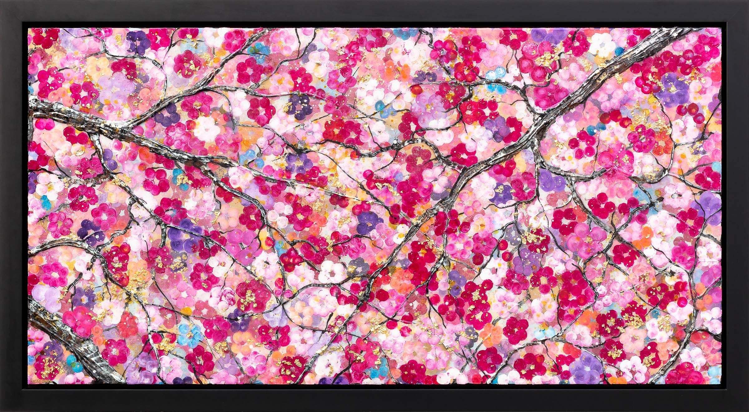 Blossoming Forest - Original - SOLD by artist Becky Smith - Wyecliffe Galleries