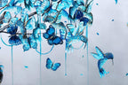 Blossoming in Blues - Original by artist Becky Smith - Wyecliffe Galleries