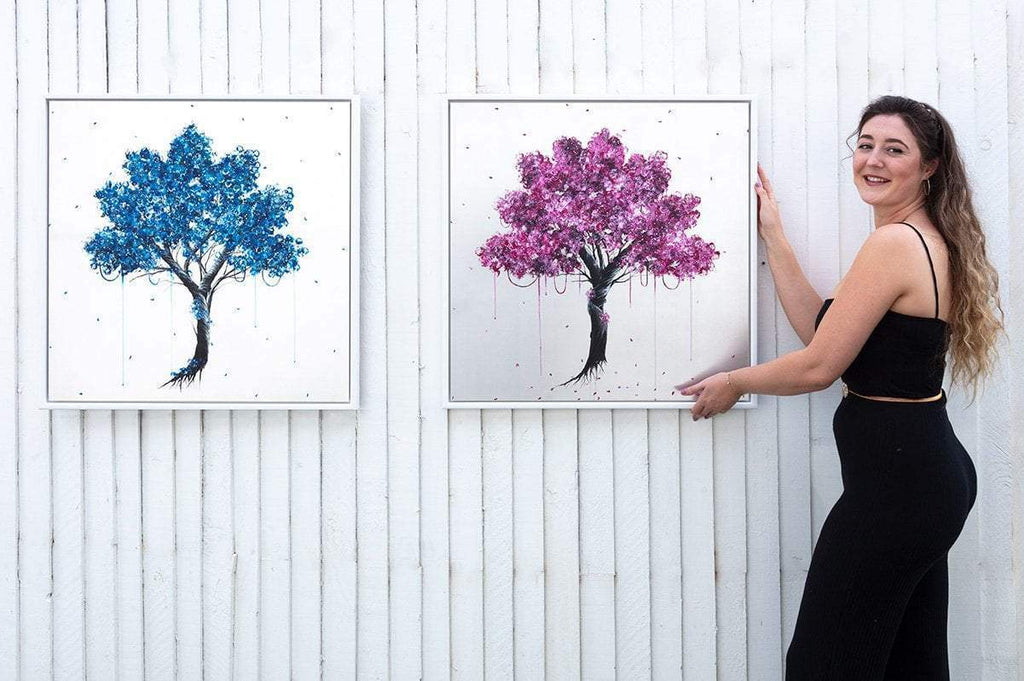 Blossoming - Original - SOLD by artist Becky Smith - Wyecliffe Galleries