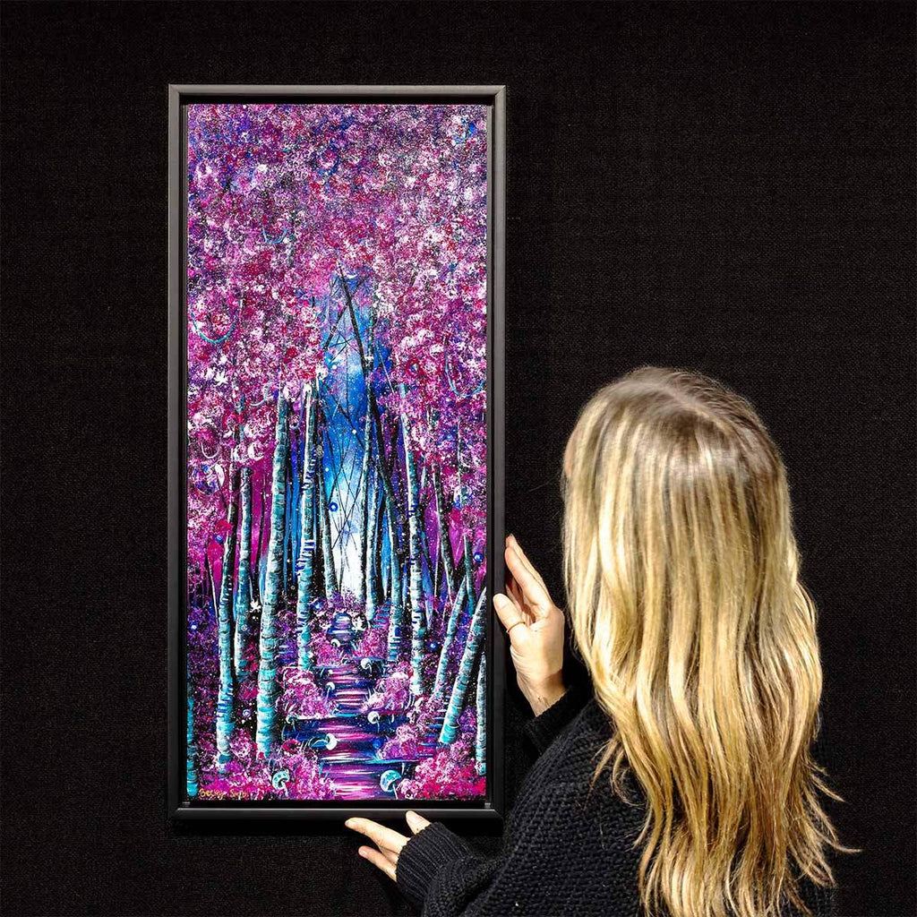 Blossoming Walks - Original - SOLD by artist Becky Smith - Wyecliffe Galleries