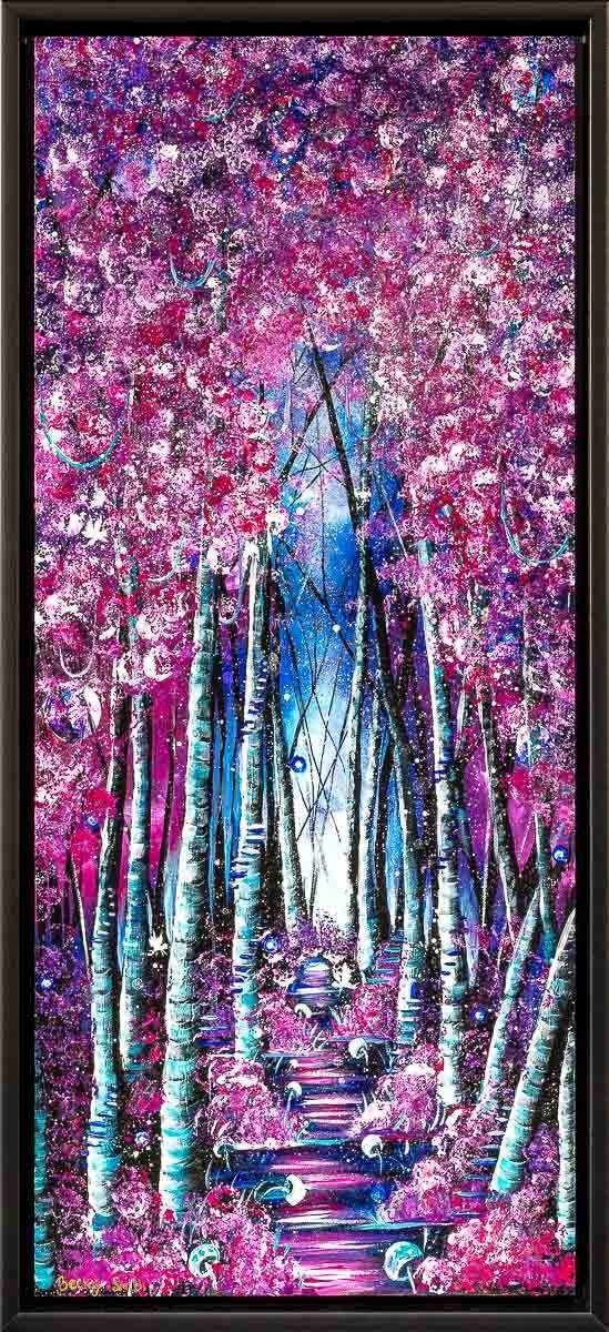 Blossoming Walks - Original - SOLD by artist Becky Smith - Wyecliffe Galleries