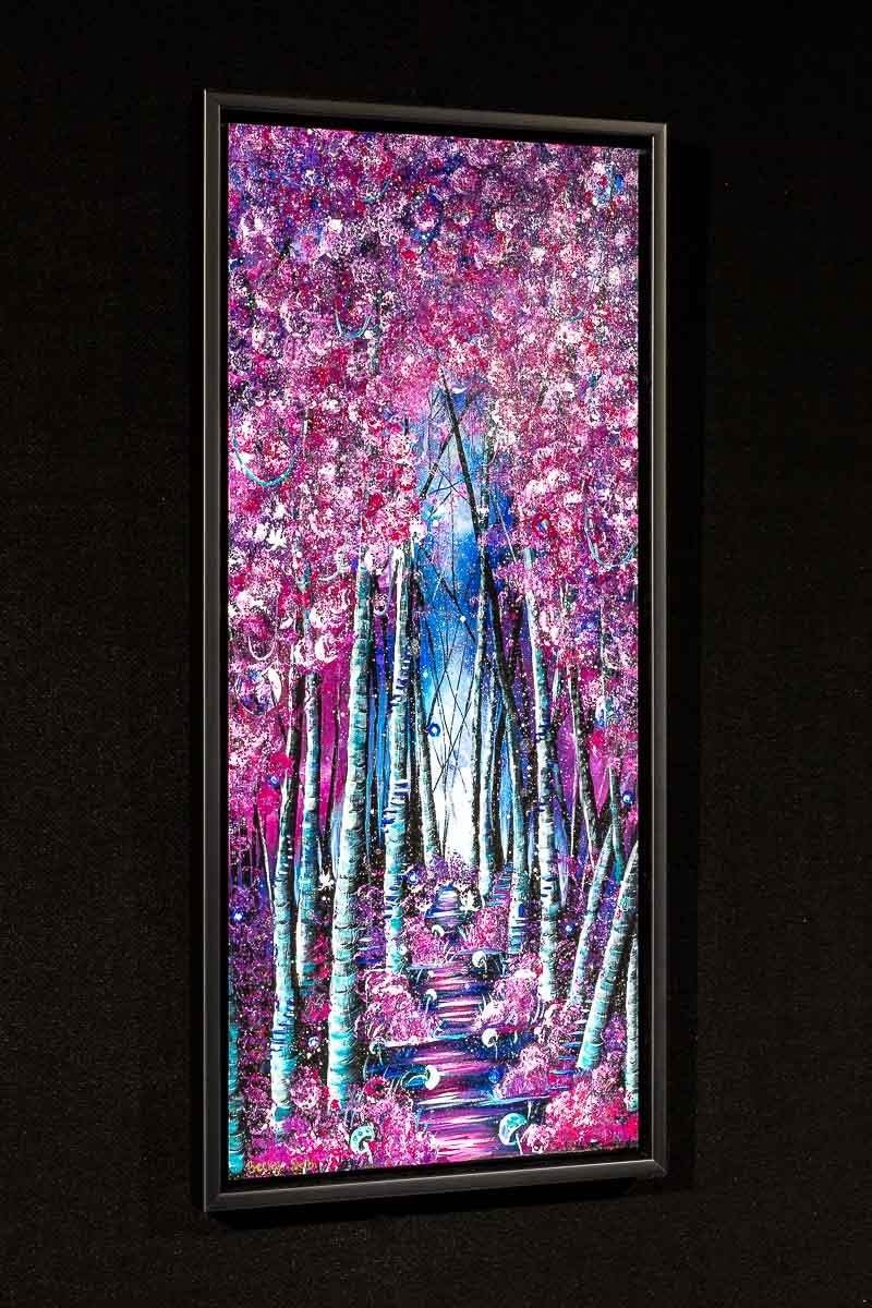 Blossoming Walks - Original - SOLD by artist Becky Smith - Wyecliffe Galleries