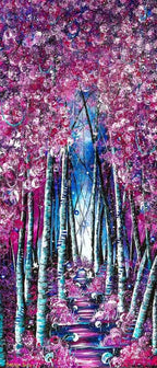 Blossoming Walks - Original - SOLD by artist Becky Smith - Wyecliffe Galleries