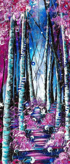 Blossoming Walks - Original - SOLD by artist Becky Smith - Wyecliffe Galleries