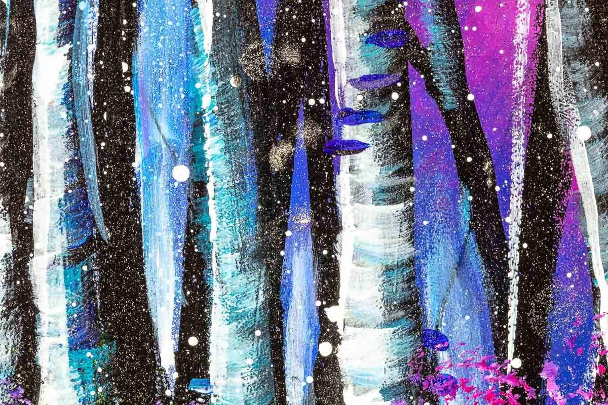 Blossoming Walks - Original - SOLD by artist Becky Smith - Wyecliffe Galleries