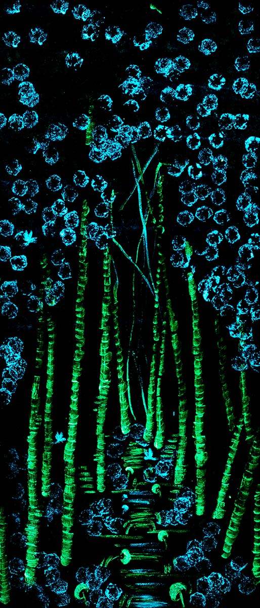 Blossoming Walks - Original - SOLD by artist Becky Smith - Wyecliffe Galleries