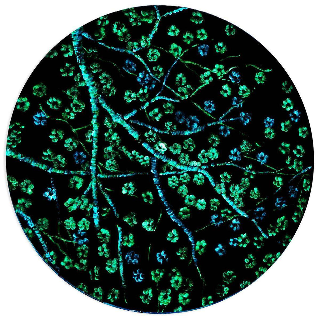 Blues in Bloom - Original - SOLD by artist Becky Smith - Wyecliffe Galleries