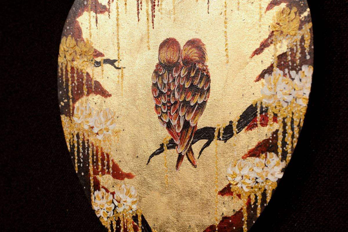 Budding Romance - Original - SOLD by artist Becky Smith - Wyecliffe Galleries