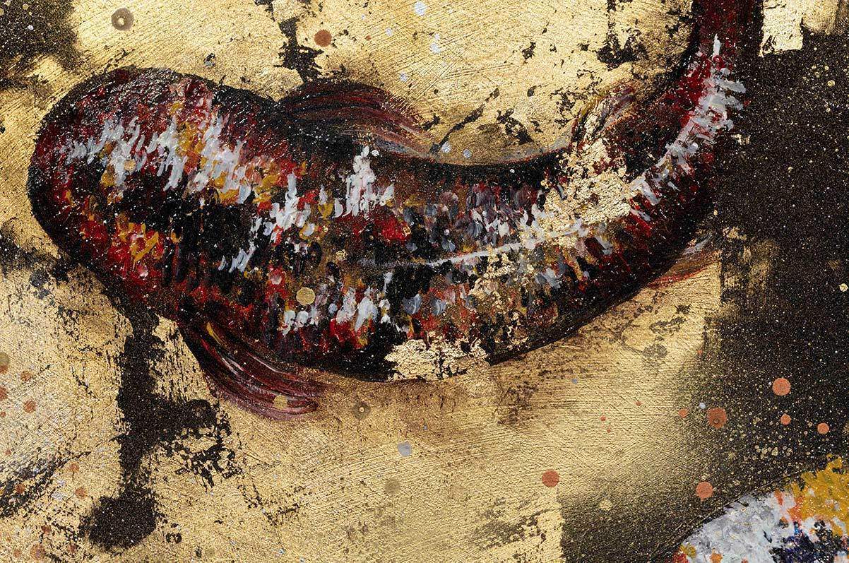 Burnished Lake - Original - SOLD by artist Becky Smith - Wyecliffe Galleries