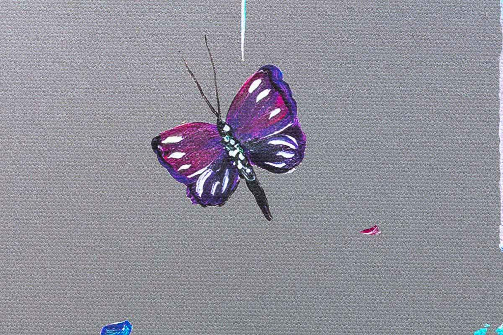 Butterflies in Bloom - Boutique Edition - SOLD by artist Becky Smith - Wyecliffe Galleries