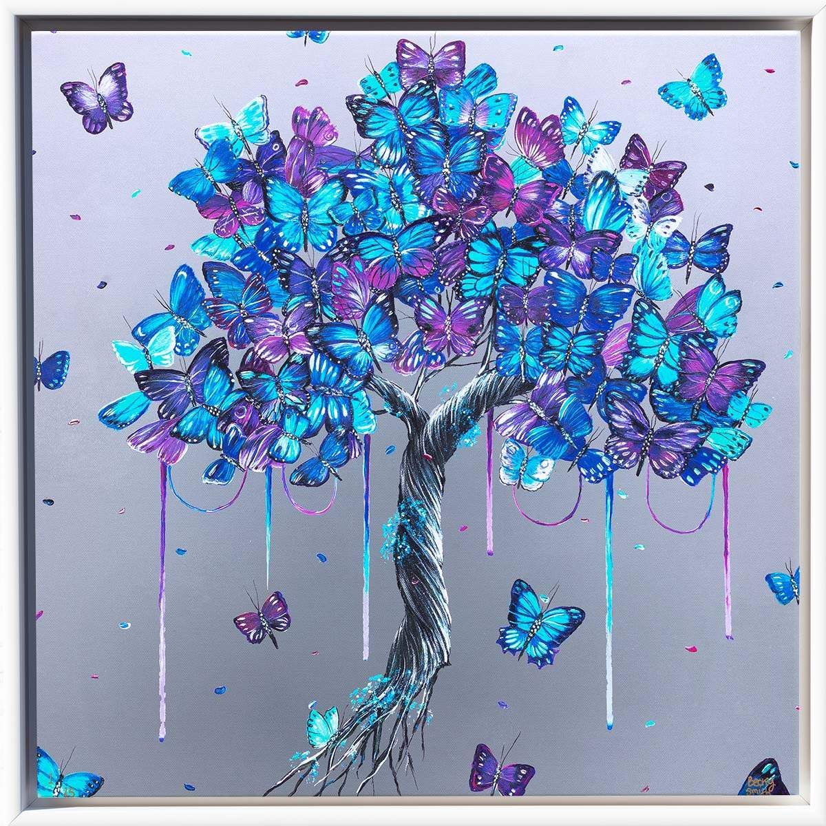 Butterflies in Bloom - Boutique Edition - SOLD by artist Becky Smith - Wyecliffe Galleries