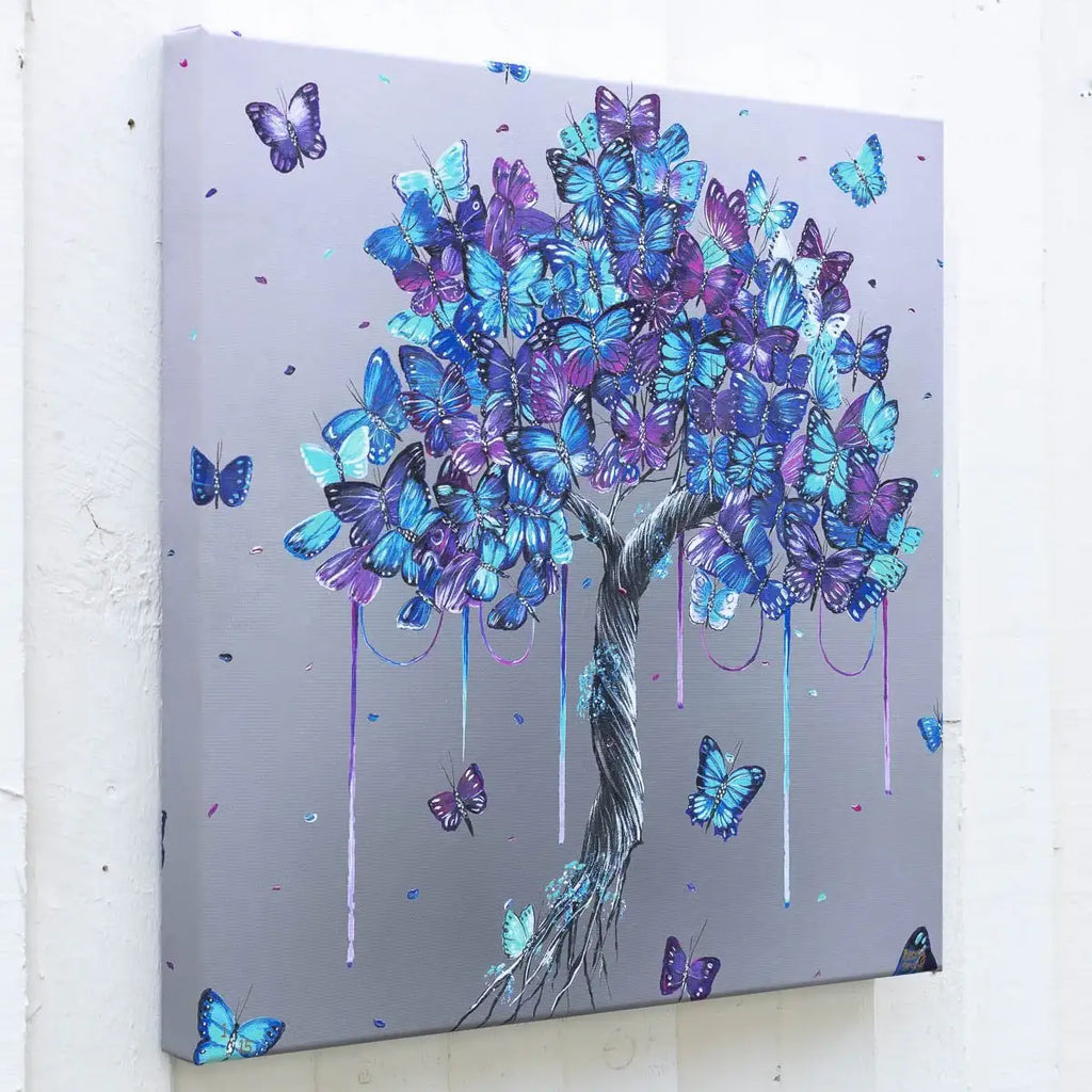 Butterflies in Bloom - Boutique Edition - SOLD by artist Becky Smith - Wyecliffe Galleries