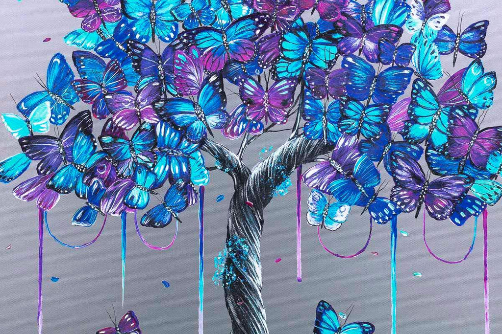 Butterflies in Bloom - Boutique Edition - SOLD by artist Becky Smith - Wyecliffe Galleries