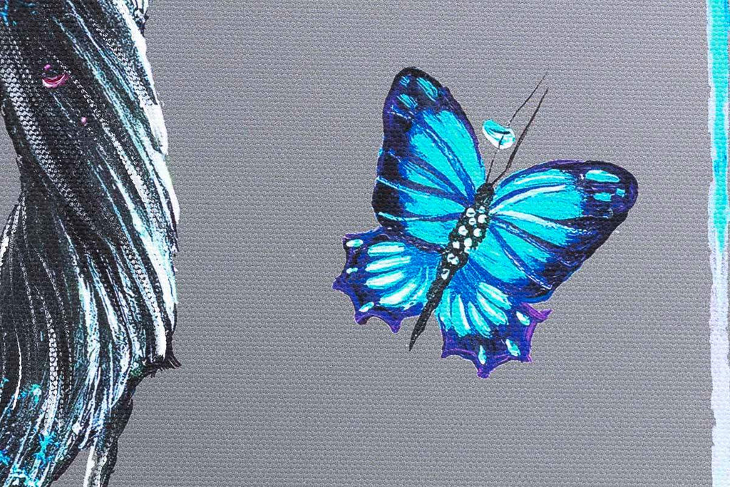 Butterflies in Bloom - Boutique Edition - SOLD by artist Becky Smith - Wyecliffe Galleries