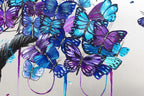 Butterflies in Bloom - Original - SOLD by artist Becky Smith - Wyecliffe Galleries