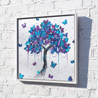 Butterflies in Bloom - Original - SOLD by artist Becky Smith - Wyecliffe Galleries