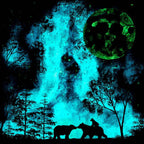 Carrying You to the Galaxy - Original - SOLD by artist Becky Smith - Wyecliffe Galleries