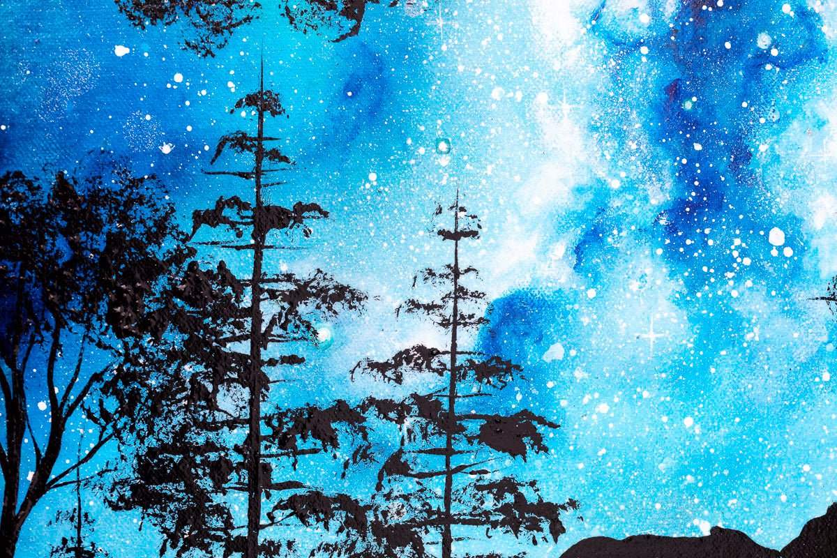 Carrying You to the Galaxy - Original - SOLD by artist Becky Smith - Wyecliffe Galleries