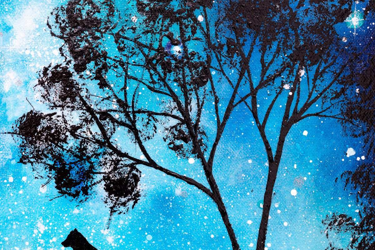 Carrying You to the Galaxy - Original - SOLD by artist Becky Smith - Wyecliffe Galleries