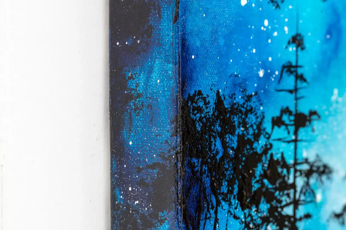 Carrying You to the Galaxy - Original - SOLD by artist Becky Smith - Wyecliffe Galleries