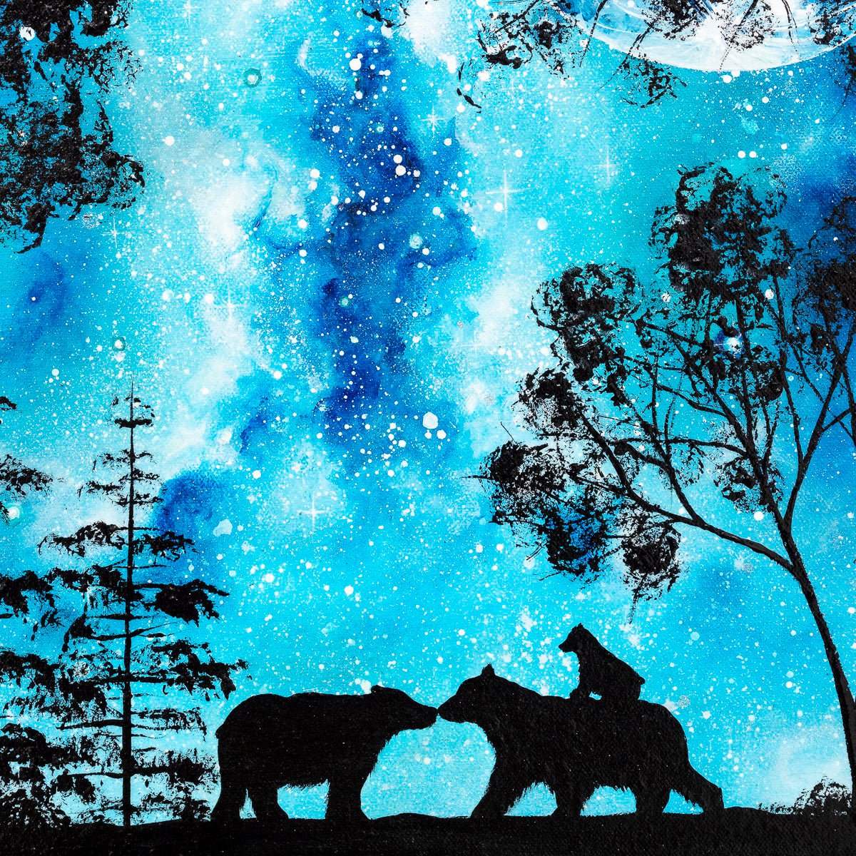 Carrying You to the Galaxy - Original - SOLD by artist Becky Smith - Wyecliffe Galleries