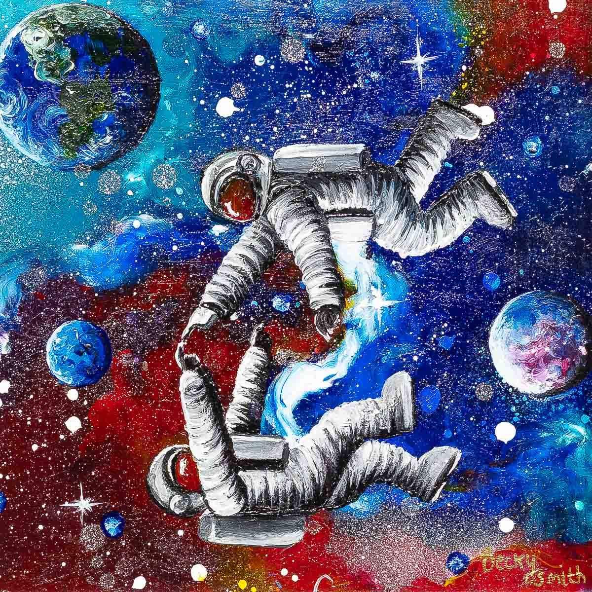 Catch Me As I Fall - Original - SOLD by artist Becky Smith - Wyecliffe Galleries