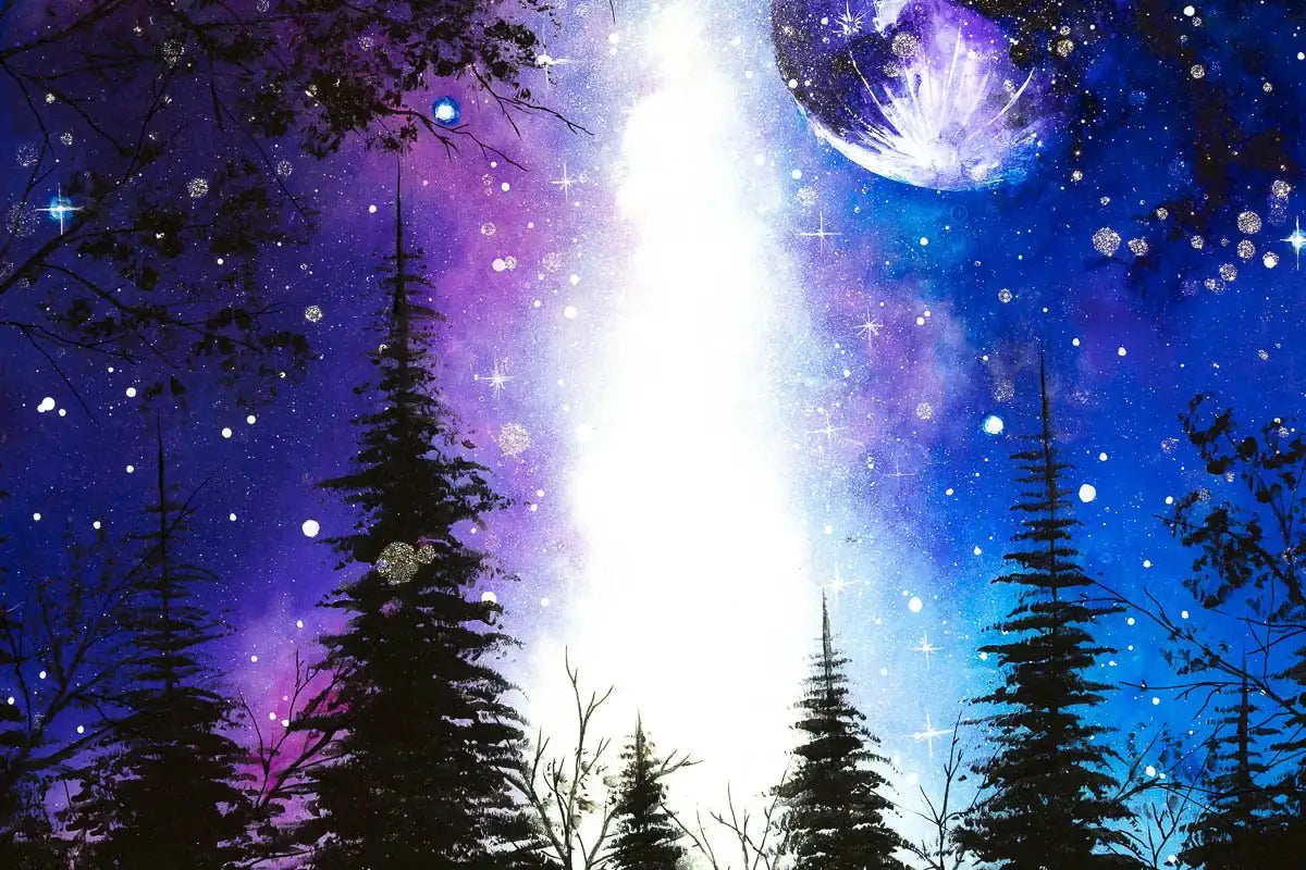 Celestial Spaces - Original - SOLD by artist Becky Smith - Wyecliffe Galleries