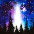 Celestial Spaces - Original - SOLD by artist Becky Smith - Wyecliffe Galleries