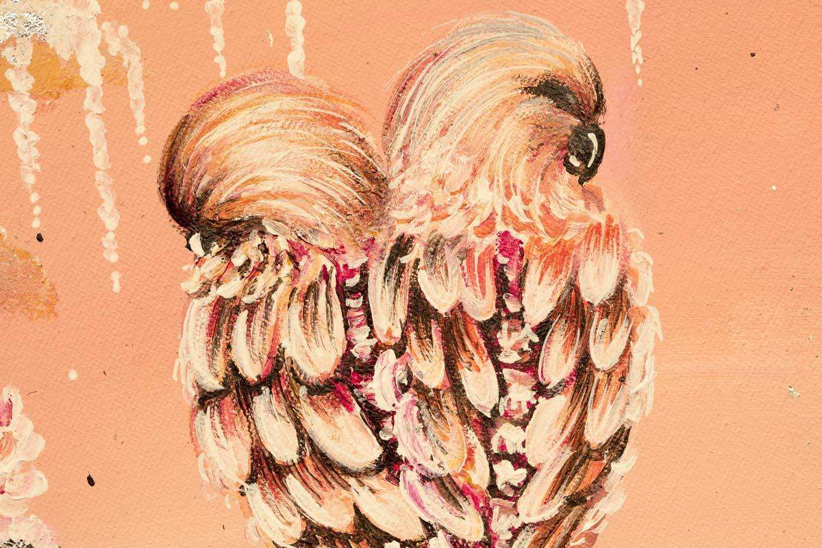 Cherishing - Original - SOLD by artist Becky Smith - Wyecliffe Galleries