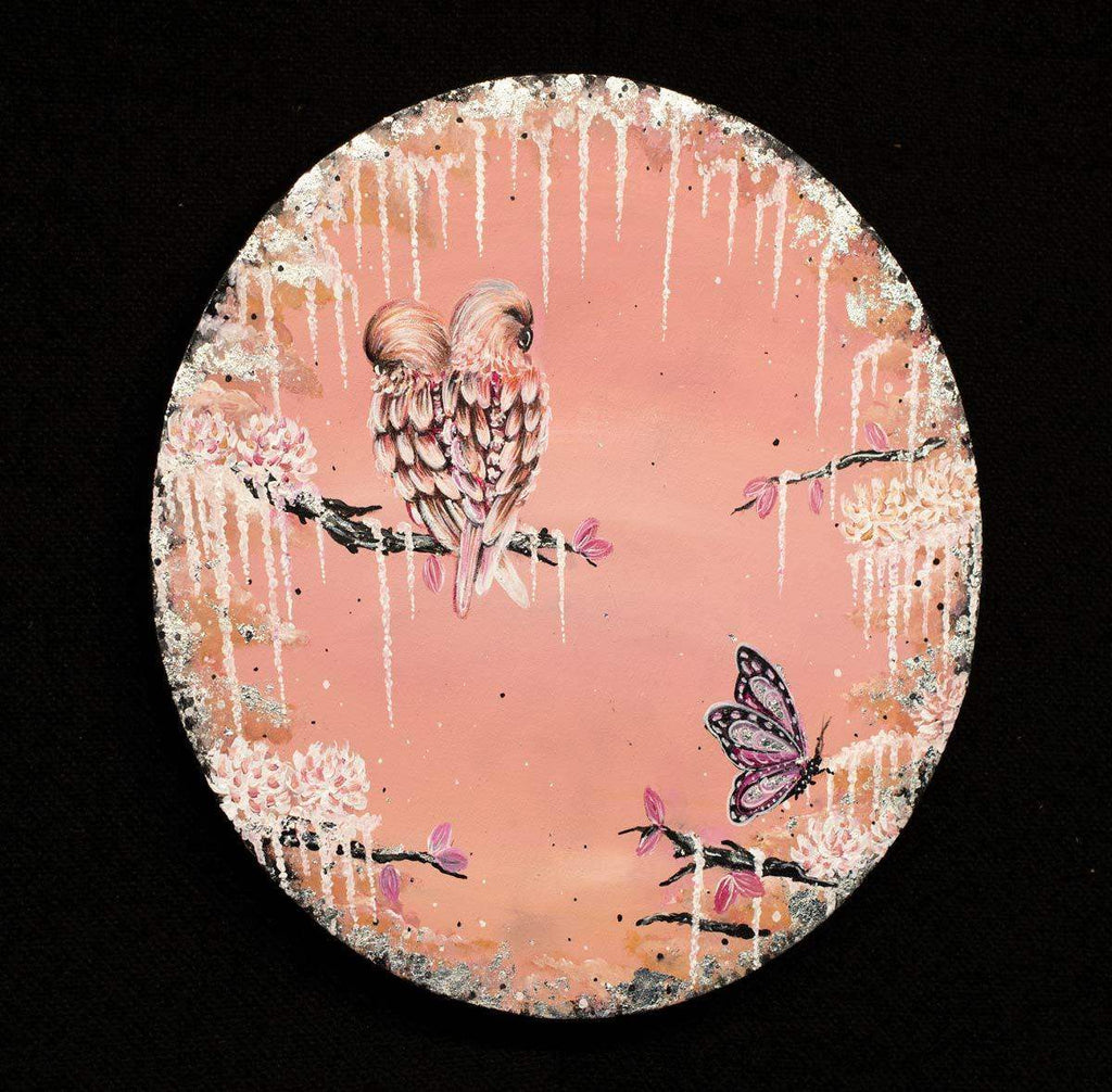 Cherishing - Original - SOLD by artist Becky Smith - Wyecliffe Galleries