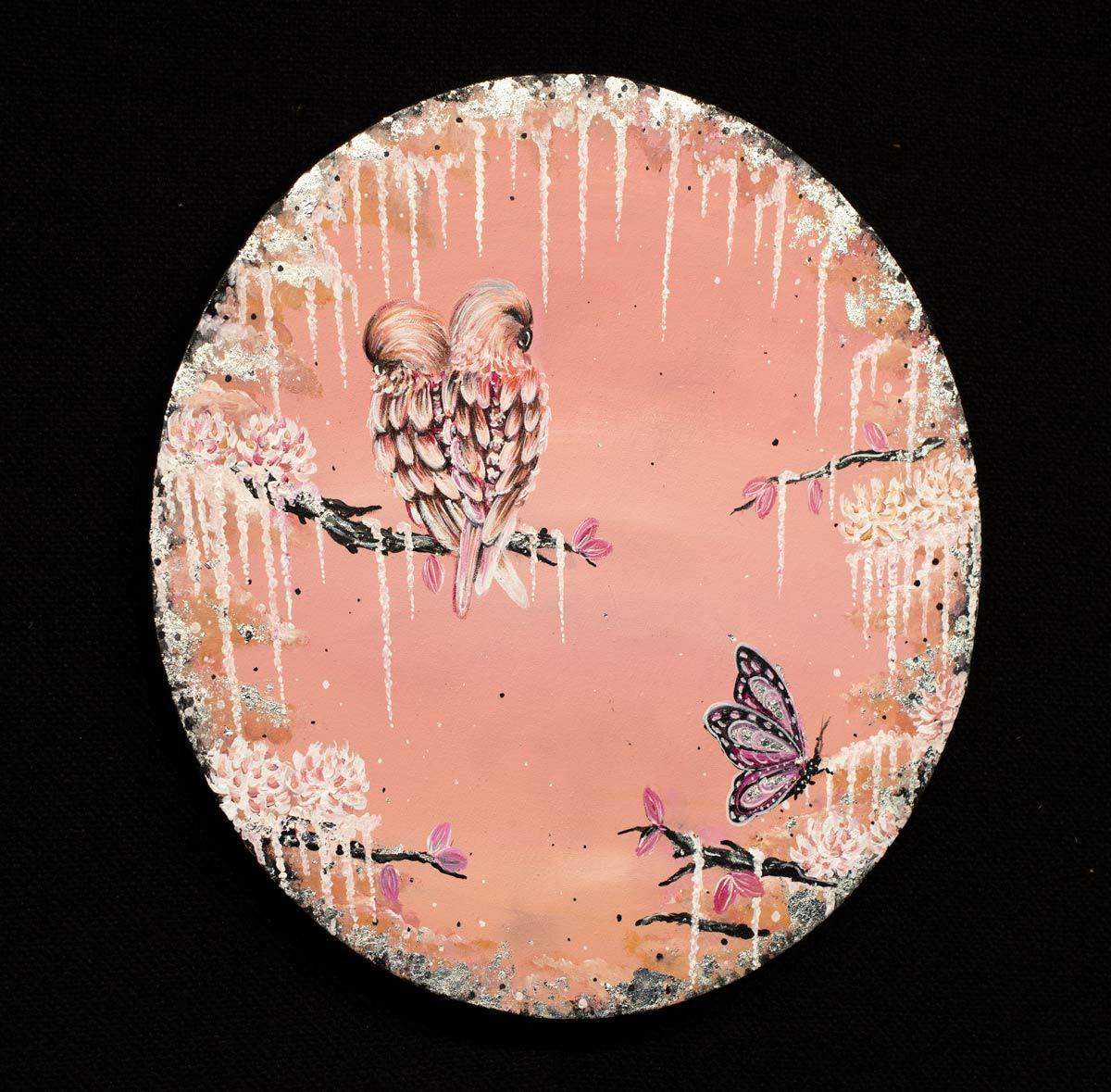 Cherishing - Original - SOLD by artist Becky Smith - Wyecliffe Galleries