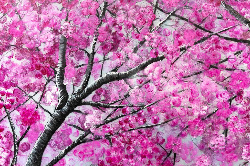 Cherry Blossom in Bloom - Original - SOLD by artist Becky Smith - Wyecliffe Galleries