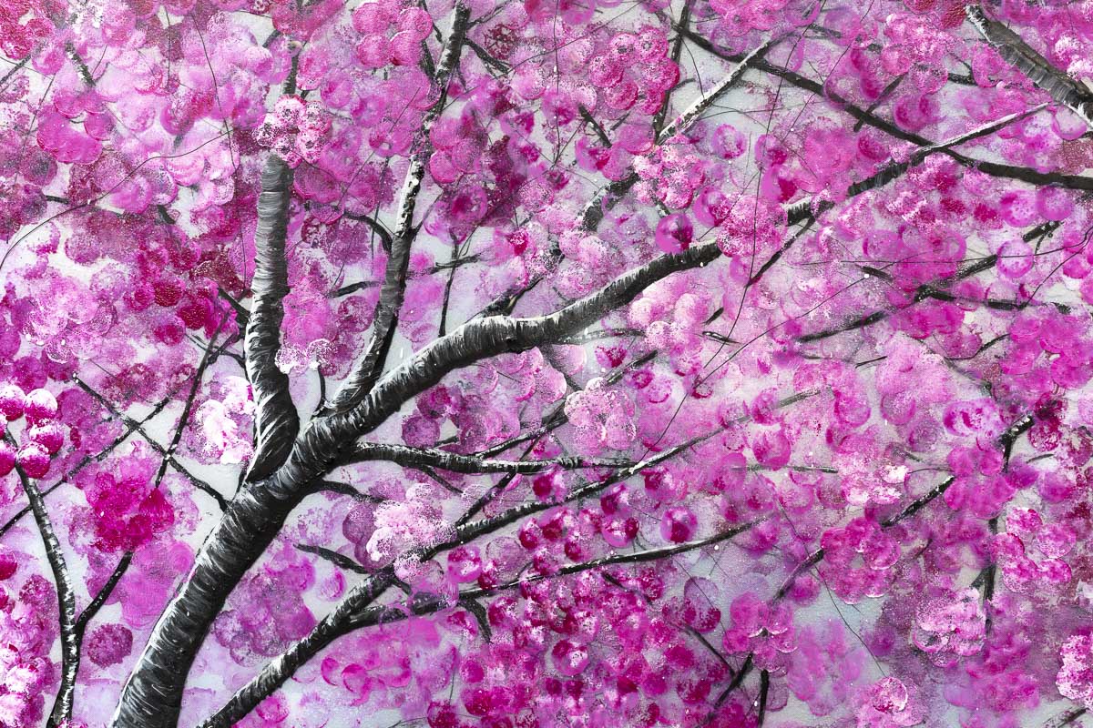Cherry Blossom in Bloom - Original Becky Smith Framed