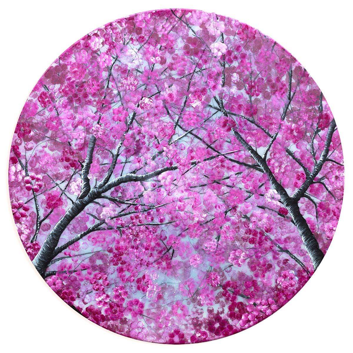 Cherry Blossom in Bloom - Original - SOLD by artist Becky Smith - Wyecliffe Galleries