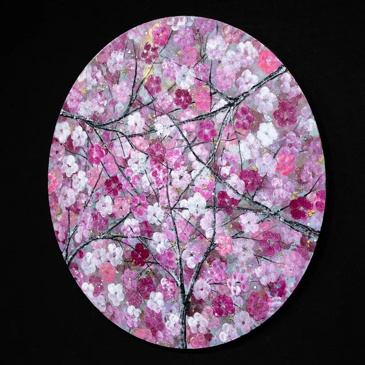 Cherry Tree Blossom - Original - SOLD by artist Becky Smith - Wyecliffe Galleries