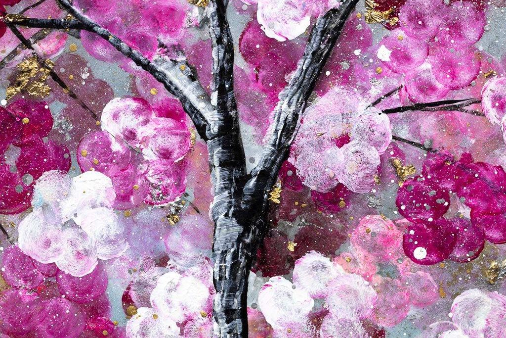 Cherry Tree Blossom - Original - SOLD by artist Becky Smith - Wyecliffe Galleries