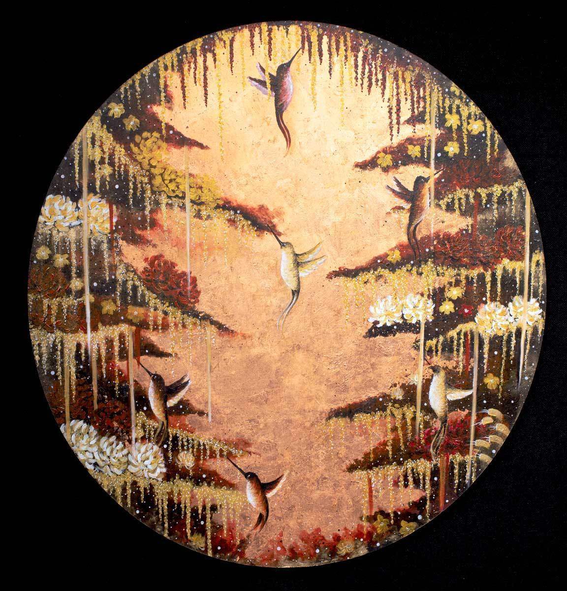 Copper Dawn - Original - SOLD by artist Becky Smith - Wyecliffe Galleries
