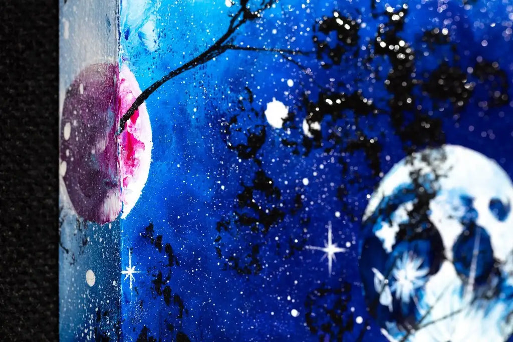 Cosmic Love - Original - SOLD by artist Becky Smith - Wyecliffe Galleries